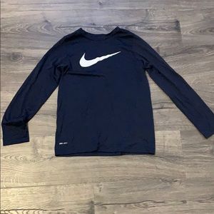 Navy blue nike shirt